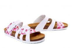 DR. BRINKMANN 700547-43 pink, klapki damskie. Białe klapki damskie Dr. Brinkmann, bez wzorów, bez obcasa. Za 184.90 zł.