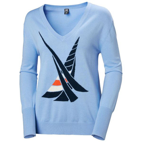 Bluza damska Helly Hansen Salt Summer. Niebieskie bluzy damskie Helly Hansen, na lato, bez wzorów, z bawełny, bez kaptura. Za 425.50 zł.