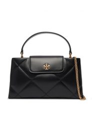 Tory Burch Torebka Kira Diamond Quilt East-West Top Handle 174999 Czarny. Czarne torebki do ręki damskie Tory Burch, bez wzorów, ze skóry, bez dodatków. Za 2,379.00 zł.