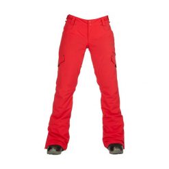 Spodnie snowboardowe damskie Billabong Adiv Nela 1247. Czerwone spodnie materiałowe damskie Billabong, l, bez wzorów. Za 449.99 zł.