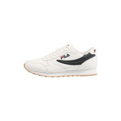 Sneakersy Fila Orbit Low. Białe obuwie sportowe damskie Fila, bez wzorów, do biegania. W wyprzedaży za 195.10 zł.