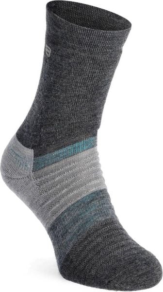 Skarpety merino Inov-8 Merino High Sock. Niebieskie skarpety damskie Inov-8, bez wzorów, z materiału. Za 87.99 zł.