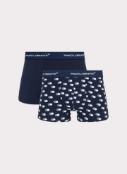 PAKO LORENTE – Dwupak bokserek w kolorze granatowym. Bokserki męskie Pako Lorente, m, bez wzorów, z bawełny. Za 59.99 zł.