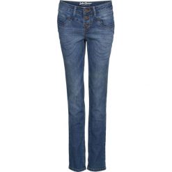 Dżinsy "authentik-stretch" STRAIGHT bonprix niebieski. Niebieskie jeansy damskie bonprix. Za 109.99 zł.