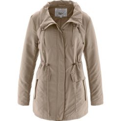 Kurtka parka bonprix brunatny. Brązowe kurtki damskie bonprix, z weluru. Za 139.99 zł.