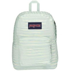 Plecak sportowo-turystyczny damski Superbreak Backpack pojemność 26 L. Zielone plecaki damskie JanSport, bez wzorów, sportowe. W wyprzedaży za 119.50 zł.