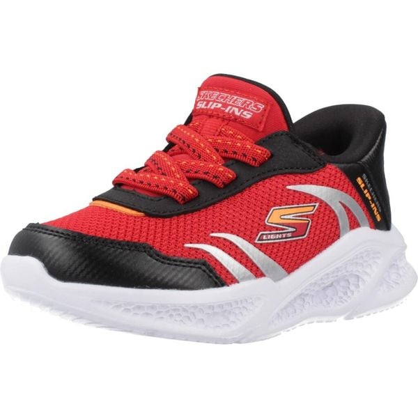 Buty SKECHERS SLIP-INS METEOR LIGHTS Czerwony. Czerwone trekkingi męskie Skechers, trekkingowe. Za 206.99 zł.