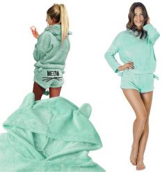 Xxxxxxxxxxxxxxxx Verk Group (Verk) Ciepła piżama damska dwuczęściowa z kapturem miękka pluszowa krótkie xl. Piżamy damskie xxxxxxxxxxxxxxxx Verk Group (Verk), xl, bez wzorów, bez ramiączek, krótkie. Za 54.24 zł.