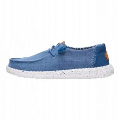 HeyDude Damskie Mokasyny Wendy Chambray Grid. Niebieskie mokasyny damskie Hey dude, z materiału. Za 289.00 zł.