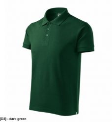 Cotton Heavy 215 - ADLER - Koszulka polo męska, 220 g/m2, 100% bawełna, - dark green 3XL. Zielone koszulki polo męskie Malfini, m, bez wzorów, z bawełny, bez ramiączek. Za 77.24 zł.