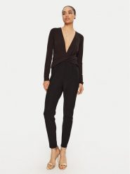 MICHAEL Michael Kors Kombinezon MF482MVAPQ Czarny Slim Fit. Czarne sukienki damskie MICHAEL Michael Kors, s, bez wzorów, z wiskozy, bez kołnierzyka, bez ramiączek. Za 679.99 zł.