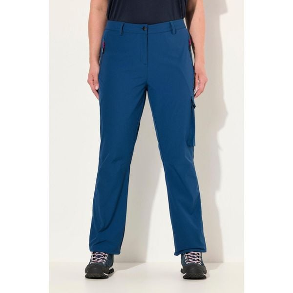 Damskie Spodnie przeciw moskitom szybkoschnące kieszenie na zamek. Niebieskie spodnie sportowe damskie Ulla Popken, plus size, bez wzorów, z elastanu, trekkingowe. Za 432.99 zł.