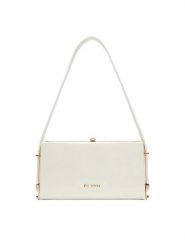 Eva Minge Torebka EO-AVAH-LA482-6340 Écru. Torebki do ręki damskie Eva Minge, bez wzorów, z materiału, wizytowe, bez dodatków. Za 199.99 zł.