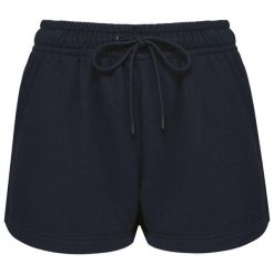 Damskie spodenki z niedrapiącego polaru Kariban. Niebieskie szorty damskie KARIBAN, xl, bez wzorów, z bawełny. Za 127.50 zł.