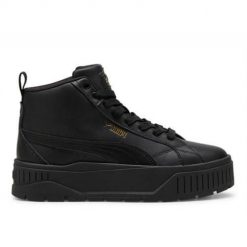 Buty do chodzenia damskie Puma Karmen Ii Mid. Czarne obuwie sportowe damskie Puma, bez wzorów, z materiału, trekkingowe. Za 299.00 zł.