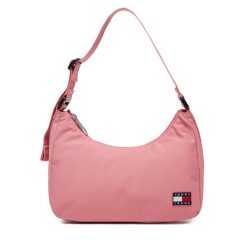 Torebka Tommy Jeans. Czerwone torebki do ręki damskie Tommy Jeans, bez wzorów, z jeansu, klasyczne, bez dodatków. Za 159.99 zł.
