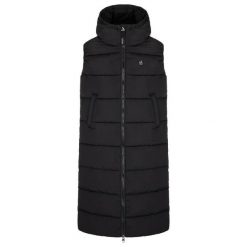 Damska kamizelka Loap Tala czarna. Czarne kurtki damskie ZSPORT, bez wzorów, z włókna, bez kaptura, do jazdy konnej. Za 292.99 zł.