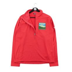 Second life - Bluza polarowa męska The North Face - Jak nowy. Czerwone bluzy męskie The North Face, l, bez wzorów, z materiału, bez kaptura, trekkingowe. Za 127.76 zł.