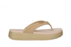 Japonki Azaleia Maria Light Beige, Beżowy, Tworzywo - 35-36. Brązowe klapki damskie Azaleia, bez wzorów, z materiału, bez obcasa. W wyprzedaży za 142.49 zł.
