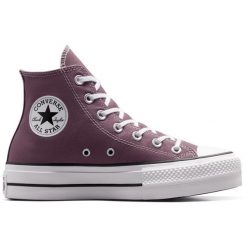 Buty sportowe Converse Chuck Taylor As Lift. Fioletowe trampki i tenisówki damskie Converse, bez wzorów, sportowe, bez zapięcia. Za 379.45 zł.