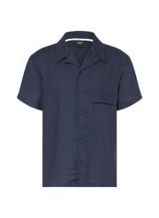 Koszula plażowa BOSS Vida_Shirt BLU (50540154-413). Niebieskie koszule męskie Boss, xl, bez wzorów, sportowe, bez kołnierzyka, bez ramiączek. Za 379.00 zł.
