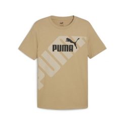 Puma Koszulka Power Graphic 67896083. Brązowe koszulki sportowe męskie Puma, s, bez wzorów, bez kołnierzyka, bez ramiączek, na jogę i pilates. Za 79.99 zł.