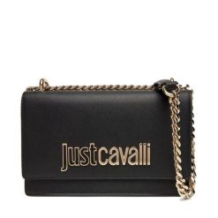 Torebka Just Cavalli. Czarne torebki do ręki damskie Just Cavalli, bez wzorów, wizytowe, bez dodatków. Za 639.99 zł.