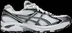 Uniseksowe buty do biegania ASICS GT-2160 White / Black / Silver. Białe obuwie sportowe damskie Asics, bez wzorów, z gumy, do biegania. Za 576.00 zł.
