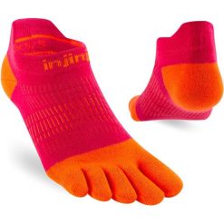 Skarpety do biegania damskie Injinji Run Lightweight No-Show. Brązowe skarpety damskie Injinji, bez wzorów. Za 69.99 zł.