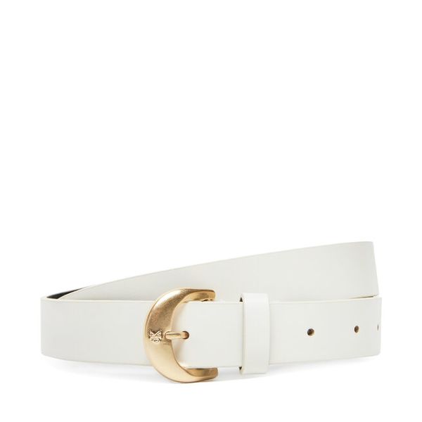 Pasek Damski Calvin Klein Jeans. Białe paski damskie Calvin Klein Jeans, bez wzorów, z jeansu, casualowe. Za 129.99 zł.