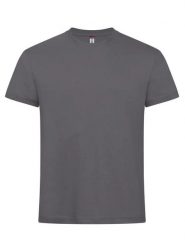 Clique New Classic-T męski T-shirt z ringspun bawełny. Szare t-shirty męskie CLIQUE, l, bez wzorów, z bawełny, bez kołnierzyka. Za 87.02 zł.