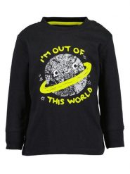 Blue Seven Bluzka 977624 X Czarny Regular Fit. Czarne t-shirty dla chłopców Blue Seven, bez wzorów, z bawełny, bez ramiączek. Za 29.99 zł.