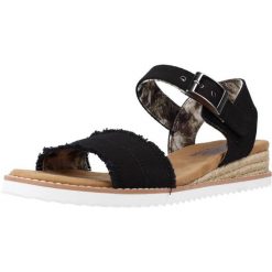 Buty do chodzenia damskie Skechers Desert Kiss. Czarne sandały damskie Skechers, bez wzorów, z gumy, bez obcasa, bez zapięcia. Za 217.99 zł.