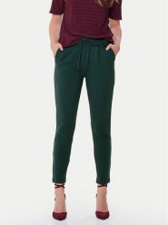 ONLY Spodnie materiałowe Poptrash 15115847 Zielony Regular Fit. Zielone spodnie materiałowe damskie Only, s, bez wzorów, z materiału. Za 159.99 zł.