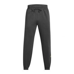 Spodnie męskie Under Armour Curry Splash Jogger. Szare spodnie sportowe męskie Under Armour, m, bez wzorów, na fitness i siłownię. Za 279.99 zł.