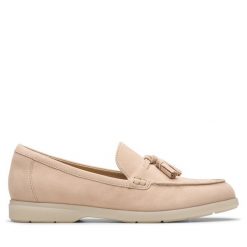 Mokasyny Clarks. Brązowe mokasyny damskie Clarks. Za 319.99 zł.