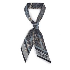 Apaszka Guess. Szare szaliki i chusty damskie Guess, z aplikacjami. Za 114.99 zł.