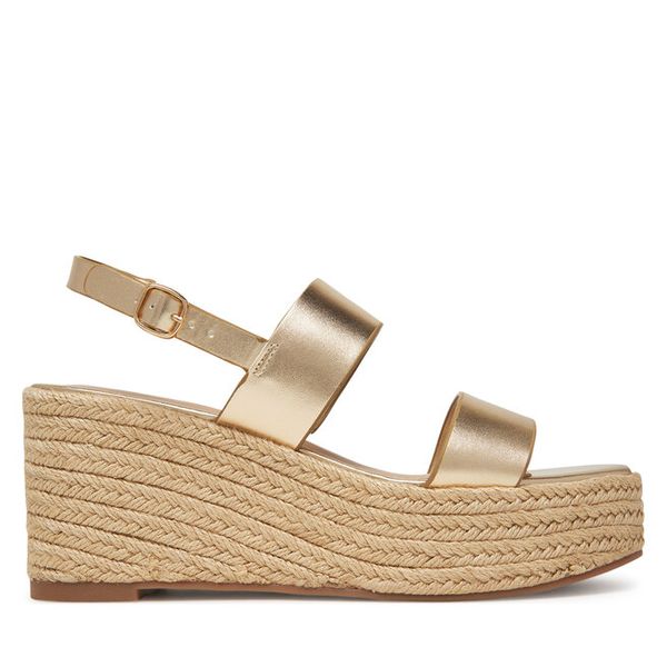 Espadryle Aldo. Żółte sandały damskie Aldo, bez wzorów, bez obcasa, bez zapięcia. Za 229.99 zł.