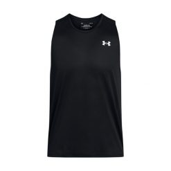 Koszulka Under Armor Ua Tech Tank Dorosłych. Białe koszulki sportowe męskie Under Armour, s, bez wzorów, z materiału, bez kołnierzyka, bez ramiączek, na fitness i siłownię. Za 211.99 zł.