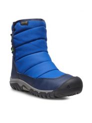 Keen Śniegowce Puffrider Wp 1027960-1 Niebieski. Niebieskie buty zimowe chłopięce Keen, bez wzorów, z materiału, bez zapięcia. Za 379.99 zł.