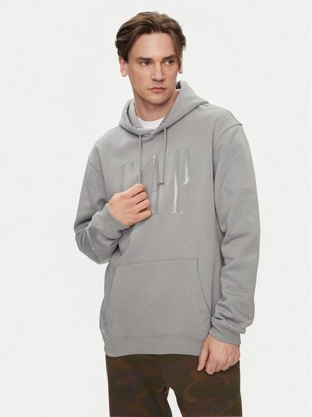 Gap Bluza 829192-02 Szary Regular Fit. Szare bluzy męskie GAP, m, bez wzorów, z bawełny, bez kaptura. Za 199.99 zł.