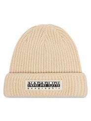 Napapijri Czapka F-Vispa NP0A4HXM Beżowy. Brązowe rękawiczki męskie Napapijri, na zimę, bez wzorów. Za 209.99 zł.