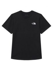The North Face T-Shirt Teen Evolution Simple NF0A8F9Z Czarny Regular Fit. Czarne t-shirty dla chłopców The North Face, bez wzorów, z bawełny, bez ramiączek. Za 79.99 zł.