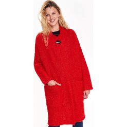 GRUBY SWETER ZAPINANY NA NAPY. Kardigany damskie marki TOP SECRET. W wyprzedaży za 59.99 zł.