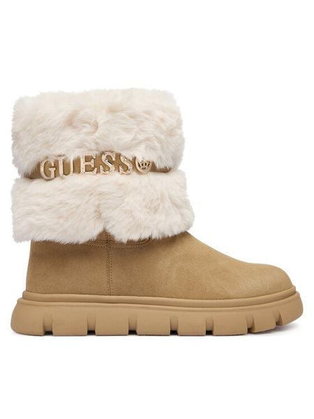 Guess Śniegowce FLFMEL ELE10 Beżowy. Brązowe śniegowce i trapery damskie Guess. Za 634.99 zł.