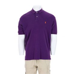 Second life - Koszulka Polo męska Polo Ralph Lauren - Stan bardzo dobry. Fioletowe koszulki polo męskie Ralph Lauren, l, bez wzorów, z materiału, eleganckie, bez ramiączek. Za 127.76 zł.