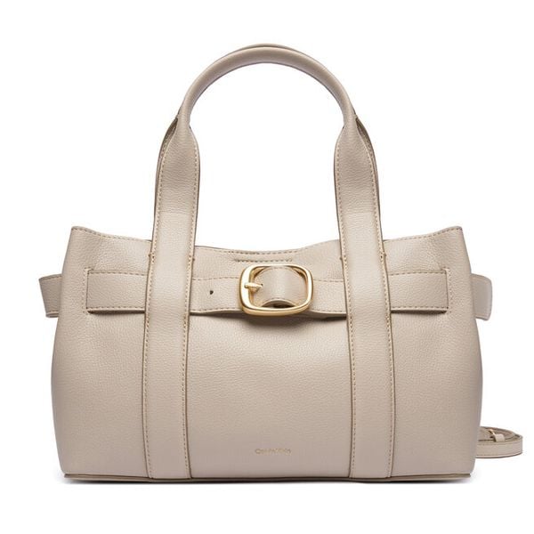Torebka Calvin Klein. Brązowe torebki do ręki damskie Calvin Klein, bez wzorów, klasyczne, bez dodatków. Za 350.99 zł.