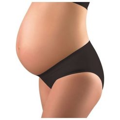 Figi dla kobiet w ciąży czarne S (ON-1050). Czarne figi damskie Babyono. Za 38.57 zł.