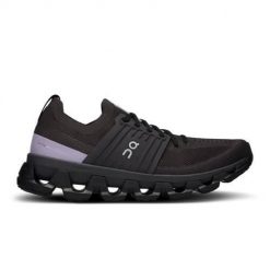 Buty do biegania damskie On Cloudswift 3. Czarne obuwie sportowe damskie On Running, bez wzorów, z materiału, do biegania. Za 499.99 zł.
