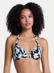 Roxy Góra od bikini Printed Essentials ERJX305701 Czarny. Czarne bikini damskie Roxy, m, bez wzorów. Za 149.99 zł.
